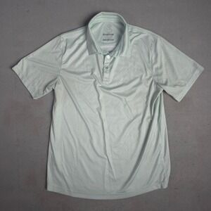 Swannies Golf Polo Shirt Mens Large Athletic Lightweight Breathable